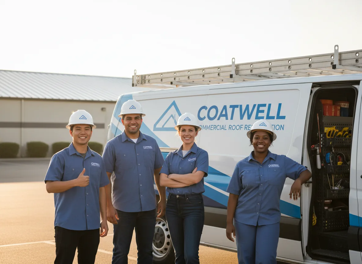 Commercial roof coating company in Webster, NY